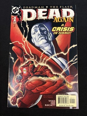 DEADMAN NO 1 DC COMIC BOOK OCTOBER 2001 DIRECT COMICS ART Y2K ADS DEAD THE FLASH