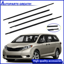 Fits 2011-2020 Toyota Sienna Window Moulding Weatherstrip Trim Seal Belt Outside