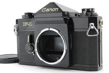 MINT- Canon F-1 F1 35mm SLR Film Camera Black Body