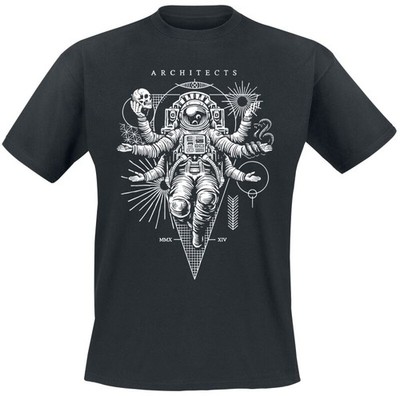 Architects T-Shirt Herren Space God schwarz Band-Merch, Bands