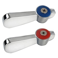 Commercial Faucet Handle Kitchen Sink Faucet Handles 3-inch Hot/Cold Kit, Sui...