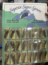 Foy's Boy Superior Super Spoon Spring Loaded Weedless Vintage Jig Lure in Box