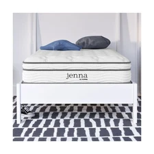 Modway Jenna 8” Innerspring and Memory Foam Narrow Twin Mattress With Indi