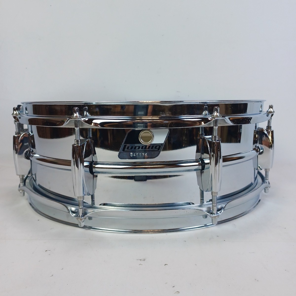 Ludwig Steel Rocker 8Lug Snare Drum 80s 5x14