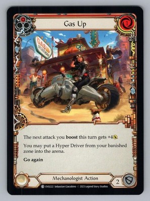 GAS UP (RED) EVO222 C FLESH AND BLOOD NM SEBASTIAN GIACOBINO-