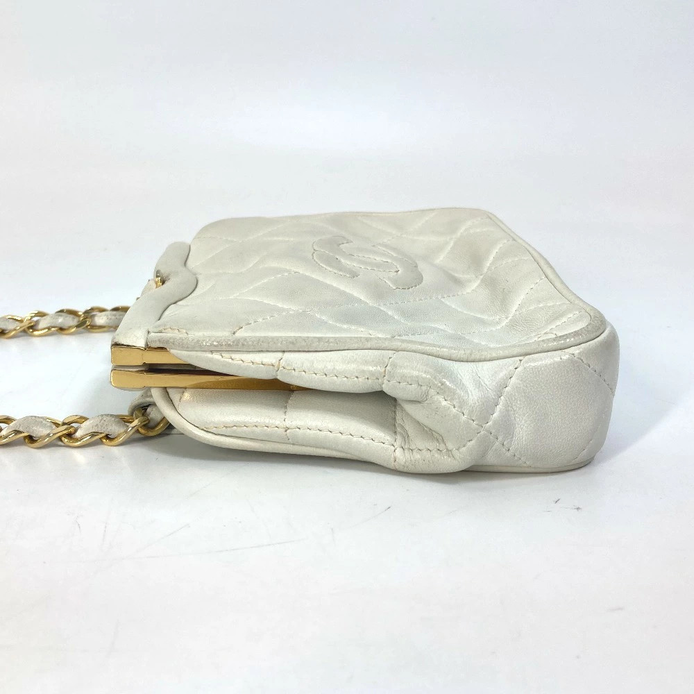 CHANEL Coco Mark CC Matelass Quilted Coin Purse with Fringe Waist Pouch Chain Wa image 2