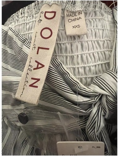 Neu mit Etikett $ 98 Dolan Anthropologie gestreiftes Röhrentop Damen XXS - Bild 12 von 15