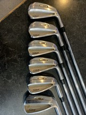 Titleist T100 Irons 4-9 Stiff Project X Shaft MC Grips USED