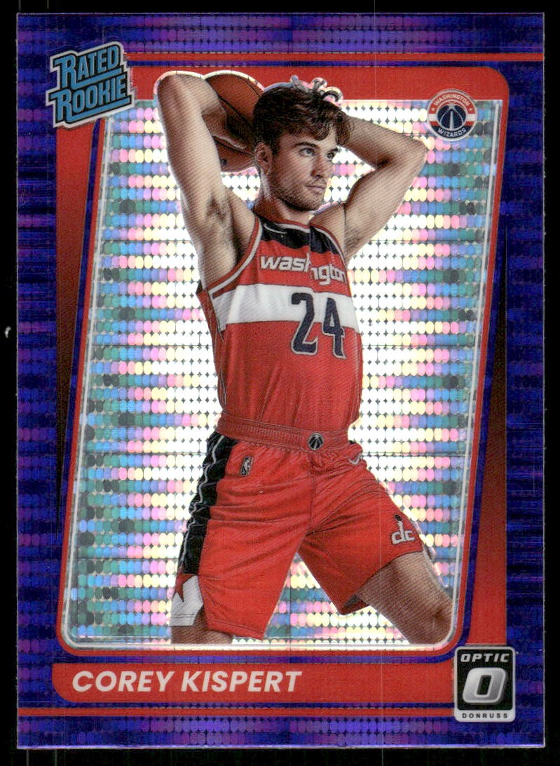 2021-22 Donruss Optic #183 Corey Kispert Target Purple Pulsar
