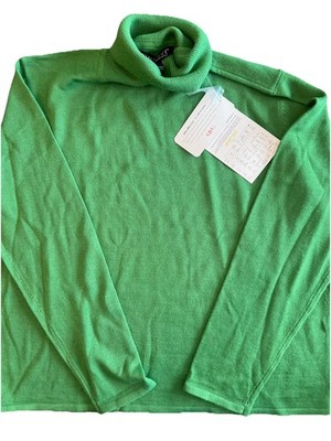 Dialogue Ladies Turtleneck Acrylic & Marino Wool Sz XL Light Green Lg Sleeve