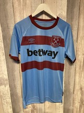 West Ham Betway 2020 Anniversary Home Football Shirt Good CondMedium / Small