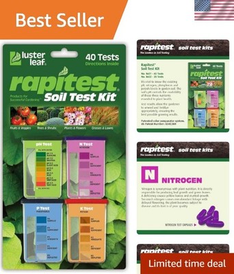 Innovative Rapitest Soil  Kit - Fast Analysis for Healthy Plants & Gardens