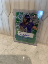 2023 Leaf Pro Set Green Sparkle Chandler Morris Auto /8 Virginia Cavaliers