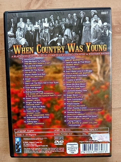 When Country Was Young - Black & White Musical Variety Country & Western (DVD05) - Image 2 of 3