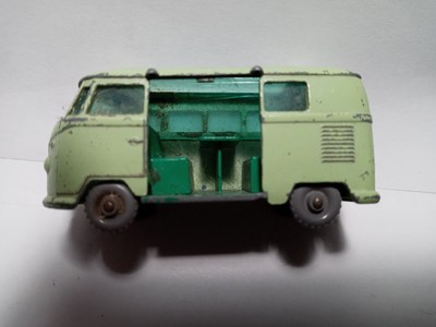 Matchbox Lesney Regular Wheels #34-B Volkswagen Camper- green, GPW, loose