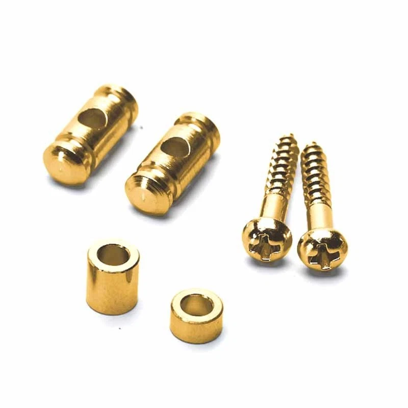 String Retainer Gotoh Passe Cordes Cylindrique Strat Tele Dore - Photo 2/2