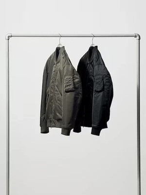 2026 Uniqlo +J Jil Sander Hybrid Down Oversized MA-1 Bomber Jacket