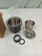 KRAUS BST-1 Stainless Steel Sink Drain w/ Basket Strainer and Lid - New - opened