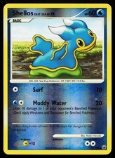 Shellos East Sea 73/100 Reverse Holo Common Majestic Dawn Pokemon Card