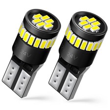 AUXITO 194 LED Bulbs for License Plate Light 168 175 2825 W5W T10 24-SMD 3014