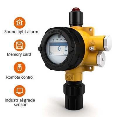 Oxygen 0-30 Vol Fixed Gas Detector Reader w/ Remote Control TF SD Log O2