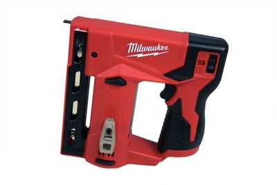 MILWAUKEE 2447-20 M12 12V Lithium-Ion 3/8'' Cordless Crown Stapler (Bare Tool)