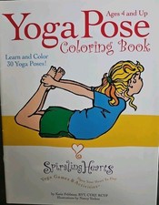Yoga Pose Coloring Book Ages 4 And Up