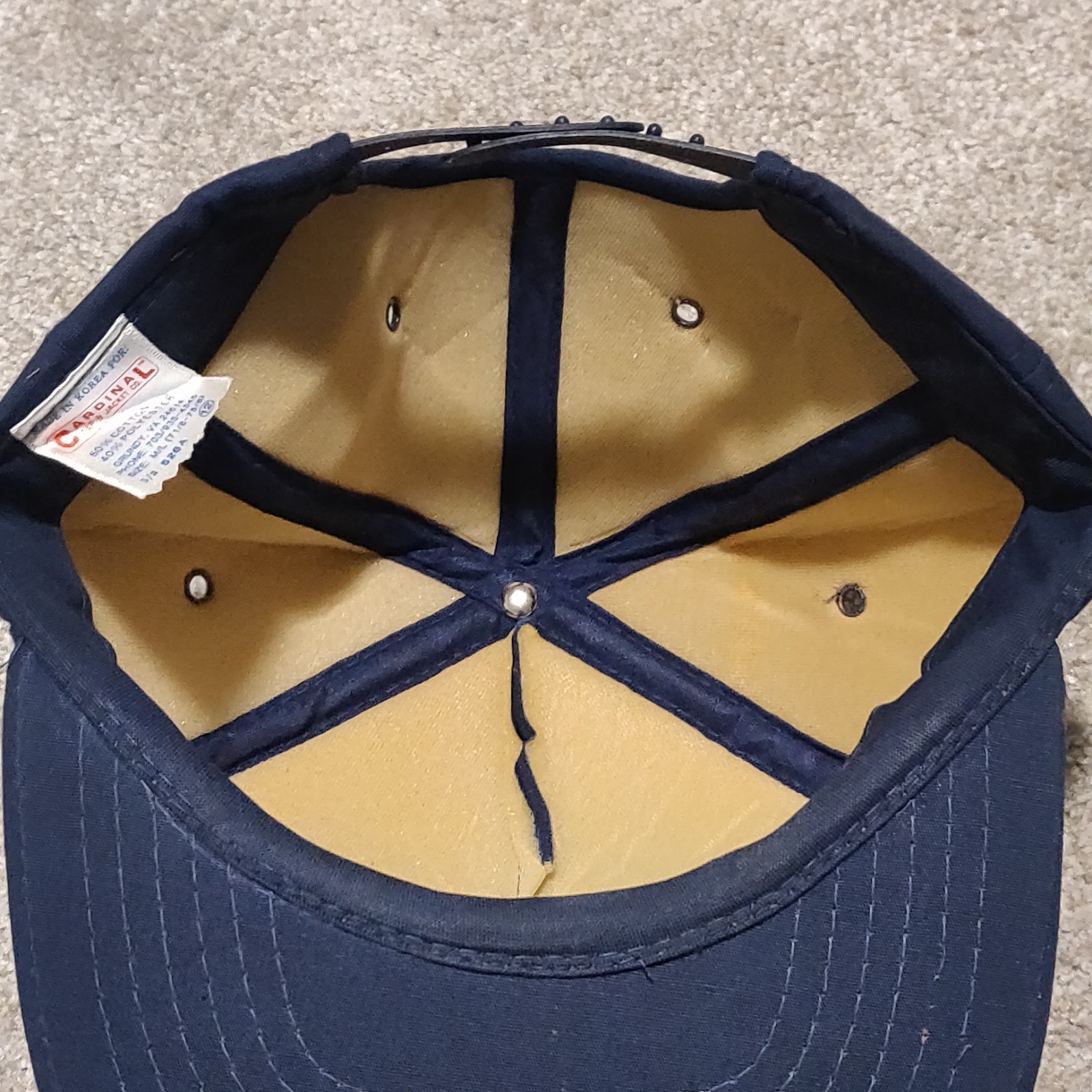 Vtg Dumbarton Quarry Patch Adjustable Snapback Ca… - image 5