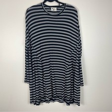 Show Me Your MuMu Will Tunic Stripes Black White Womens Small Top Shirt Blouse