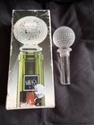Vintage Crystal Glass Mikasa Wine Stopper Golf Ball In Box 4.5” Made In Austria