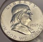 1963-P Franklin Half Dollar Excellent Bell Lines Brilliant Uncirculated Flashy