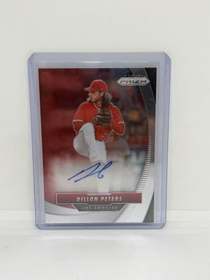 #ad 2020 Panini Prizm Game Ball Graphs Dillon Peters #GBG DP Auto Angels $1.99