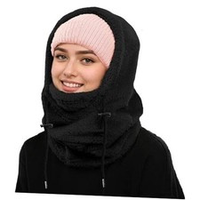 Balaclava Winter Men and Women Ski Mask, Cold Weather Outdoor Wind Black