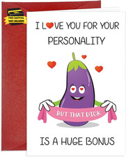Funny Valentines Card for Her Girlfriends Naughty Valentines Day Card for Wife H