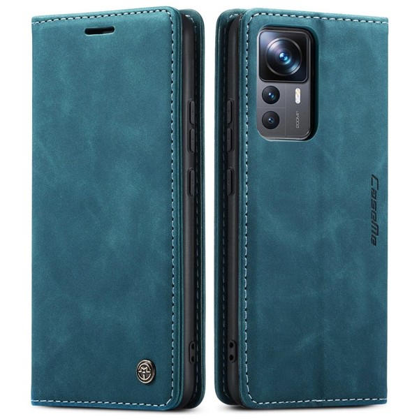 CaseMe SchutzhüLle FüR Xiaomi 12T / 12T Pro, Leder-BrieftaschenhüLle, TüRkis-image