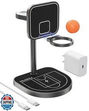 3-Point Power 3 in 1 Charging Station for Apple, KU XIU X85 Alumi