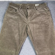Todd Snyder Stretch Corduroy Pants Mens 36x34 Light Brown Thin Wale Italy
