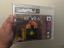 Hexen (1997) Nintendo 64 Brand New Factory Sealed - Graded VGA 60  - N64
