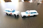 Matchbox Lesney no.5 cadillac s&s ambulance - superfast and reg wheel - nearmint
