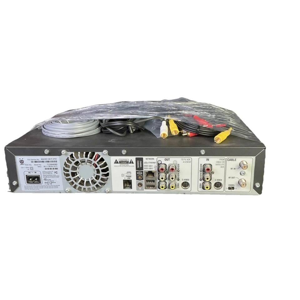 TiVo Series 2 (80 GB) TCD649080 - (Lifetime Service) No Remote - AS-IS - Image 2 of 2