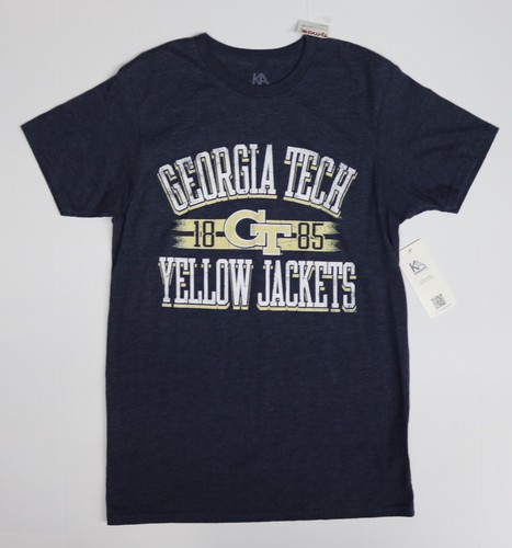 Georgia Tech Men's Blue T-Shirt - GT Yellow Jackets - Size S/CH