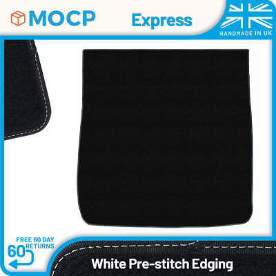 Express with White Pre-Stitch Trim Boot Mat to fit Jaguar XF Sportbrake 2012-...