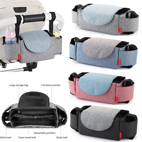Baby Pram Organiser Mummy Bag Storage 