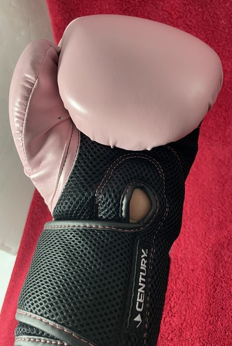 Century Pink I Love Kick Boxing Adult 12 oz Boxing Gloves Adult Self Defense - Picture 6 of 6