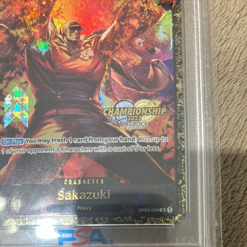 PSA10 Sakazuki OP02-099 Championship 2023 Regional TOP 16