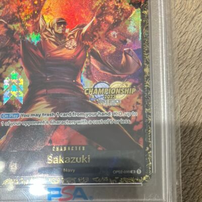 PSA10 Sakazuki OP02-099 Championship 2023 Regional TOP 16