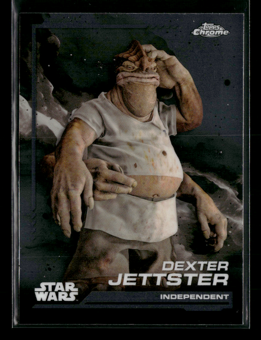 2024 Topps Chrome Star Wars Card #142 Dexter Jettster Attack Of