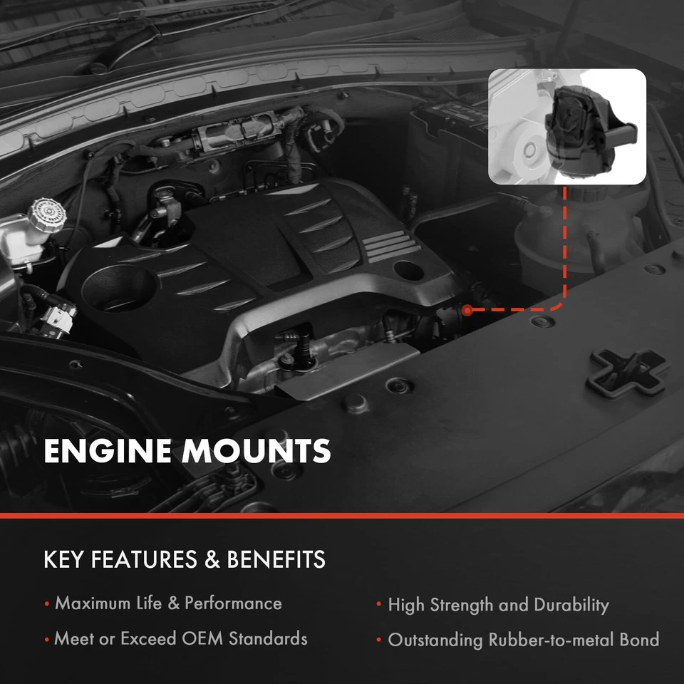Front/ Front Right Engine Motor Mount for Mazda 3 3 Sport 2014-2018 CX-5 2.0L - Image 3 of 4