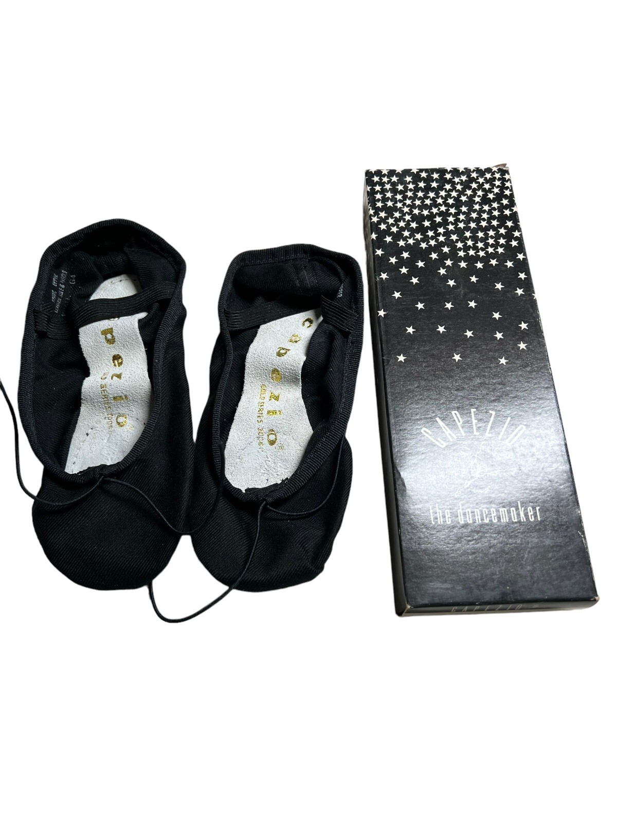 SAOLA NOS CAPEZIO Suola Split TELA Balletto PANTOFOLA 2006C Nera Bambino Taglia 12 1 2 W Danza
