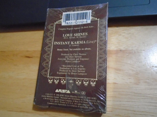 SEALED Dave Stewart & Spiritual Cowboys CASSETTE TAPE Eurythmics john lennon cvr - Image 2 of 2